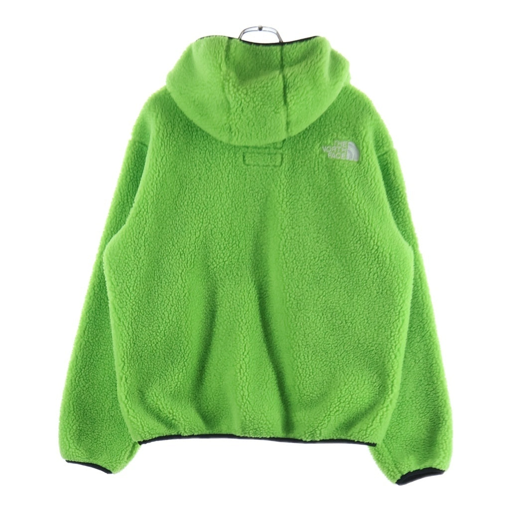 SUPREME(シュプリーム) 20AW ×NORTH FACE S Logo Hooded Fleece Jacket ノースフェイス ロゴ フーディ フリースジャケット ブルゾン グリーン/ホワイト NF0A5EHN