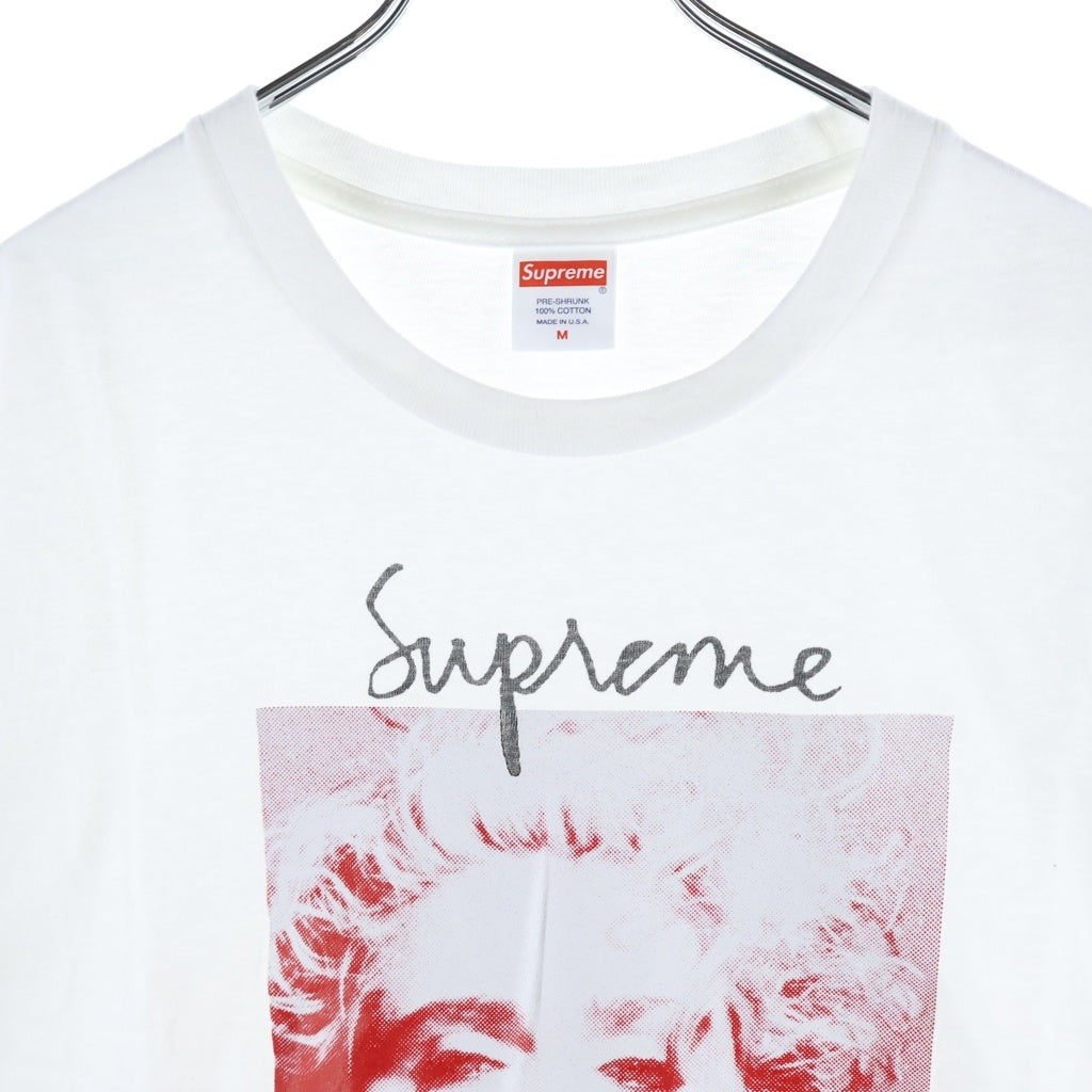 SUPREME(シュプリーム) 18AW Madonna Tee マドンナ プリント クルーネックTシャツ 半袖 カットソー ホワイト
