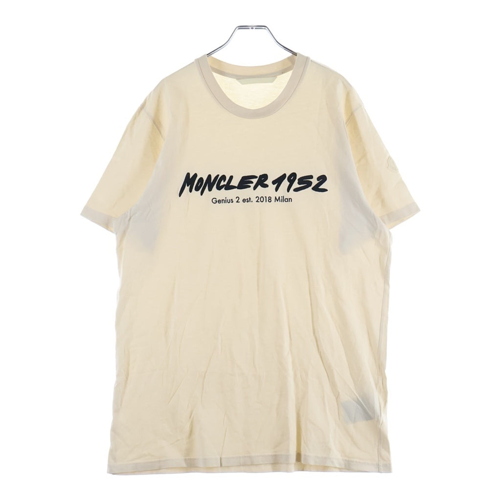MONCLER(モンクレール) 22SS 1952 EMBROIDERY TEE ロゴエンブロイダリー クルーネックTシャツ 半袖 カットソー ホワイト H10928C00007 8390T