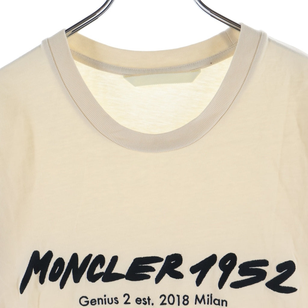 MONCLER(モンクレール) 22SS 1952 EMBROIDERY TEE ロゴエンブロイダリー クルーネックTシャツ 半袖 カットソー ホワイト H10928C00007 8390T