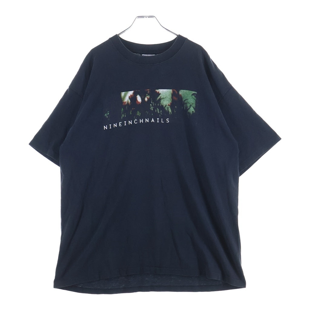 VINTAGE(ヴィンテージ) 90S VINTAGE NINE INCH NAILS THE FRAGILE TEE ALL SPORT ヴィンテージ ナインインチネイルズ フラジール 両面プリントTシャツ 半袖クルーネックカットソー ブラック