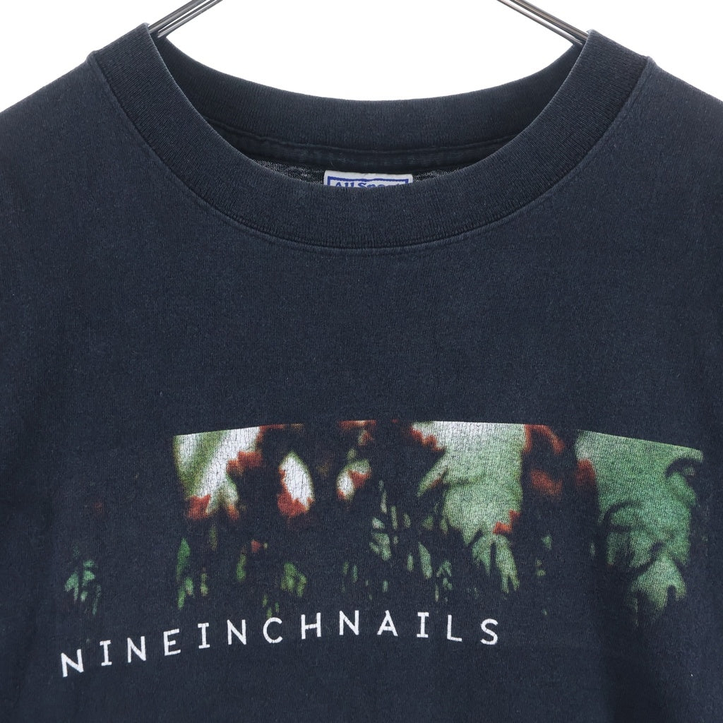 VINTAGE(ヴィンテージ) 90S VINTAGE NINE INCH NAILS THE FRAGILE TEE ALL SPORT ヴィンテージ ナインインチネイルズ フラジール 両面プリントTシャツ 半袖クルーネックカットソー ブラック