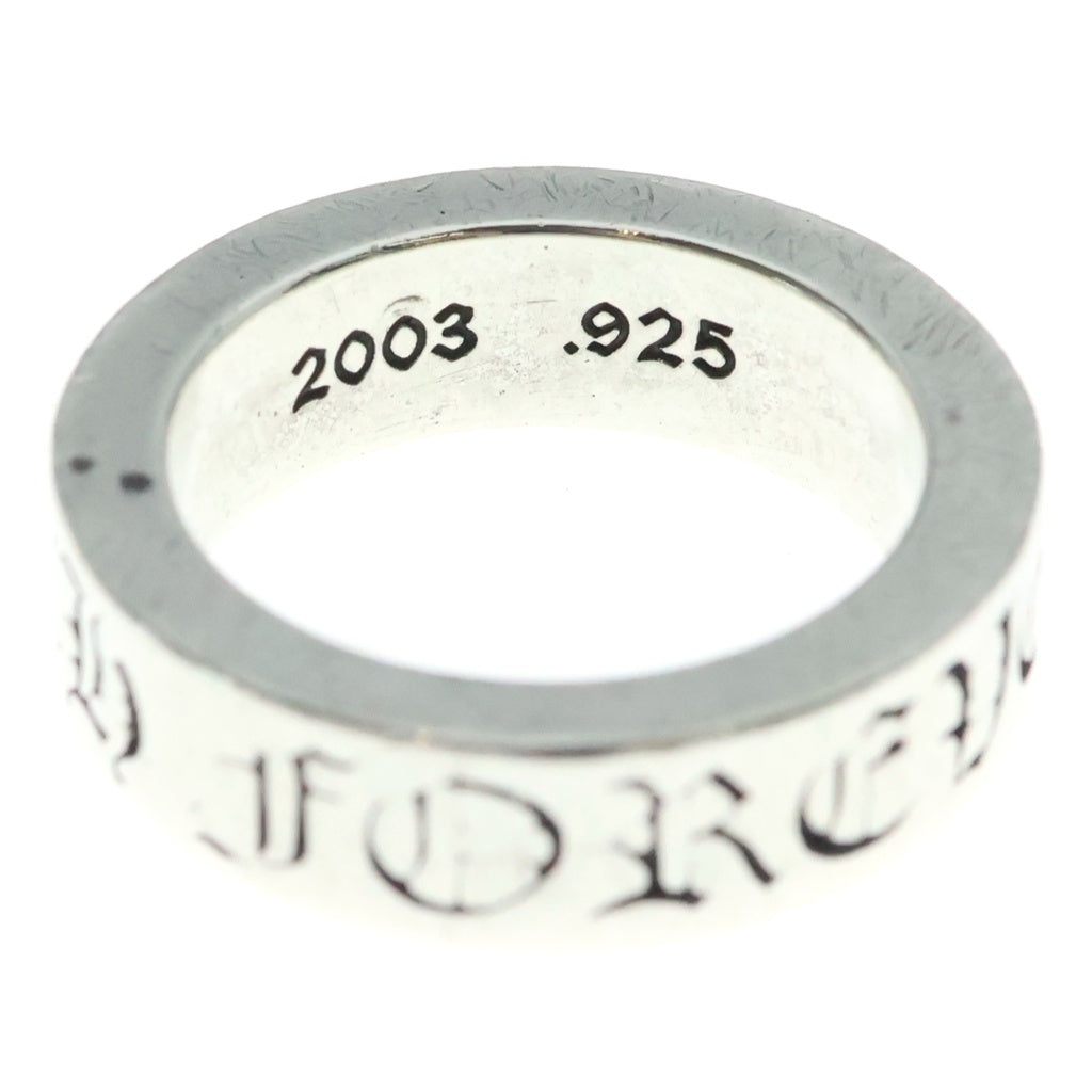 CHROME HEARTS(クロムハーツ) 6mm SPACER FOREVER 6mmスペーサーリング フォーエバーシルバー