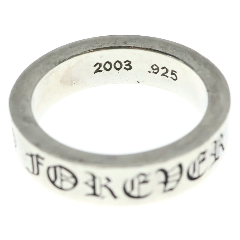 CHROME HEARTS(クロムハーツ) 6mm SPACER FOREVER 6mmスペーサーリング フォーエバーシルバーBCA337