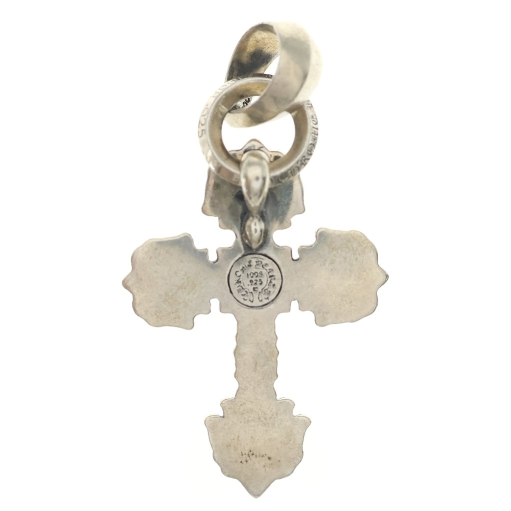 CHROME HEARTS(クロムハーツ) FILIG CROSS-XSM W BALE フィリグリークロスXSベイル wベイル ネックレストップ シルバー BCA262