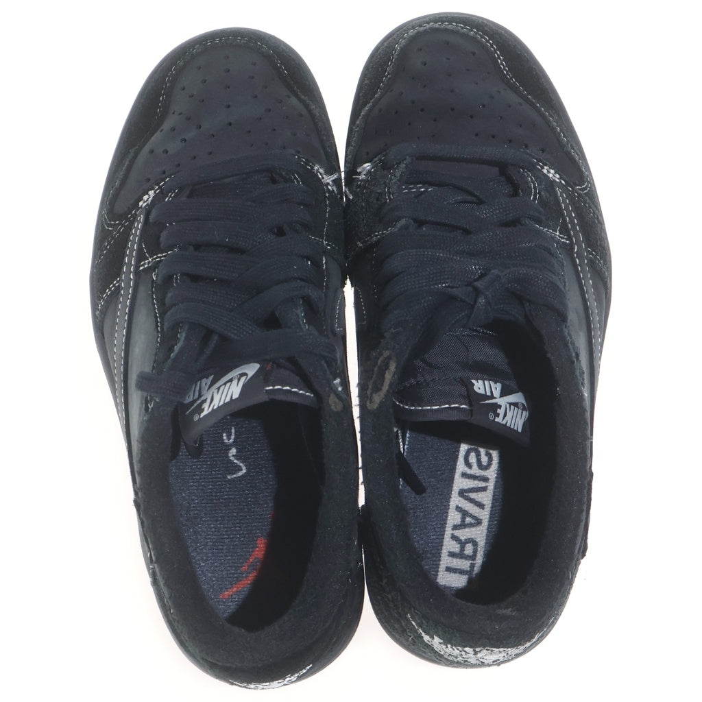 NIKE(ナイキ) ×TRAVIS SCOTT AIR JORDAN 1 LOW OG SP BLACK PHANTOM トラヴィススコット エアジョーダン ブラックファントム ローカットスニーカー ブラック US5/23.5cm DM7866-001