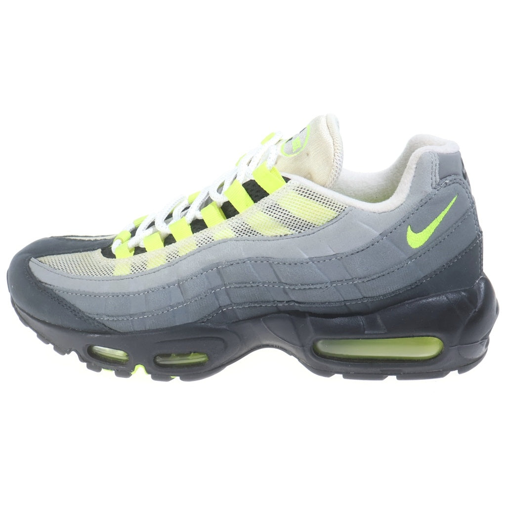 NIKE(ナイキ) AIR MAX 95 OG NEON YELLOW エアマックス95 オージー ネオンイエロー ローカットスニーカー グレー/イエロー US8.5/26.5cm CT1689-001