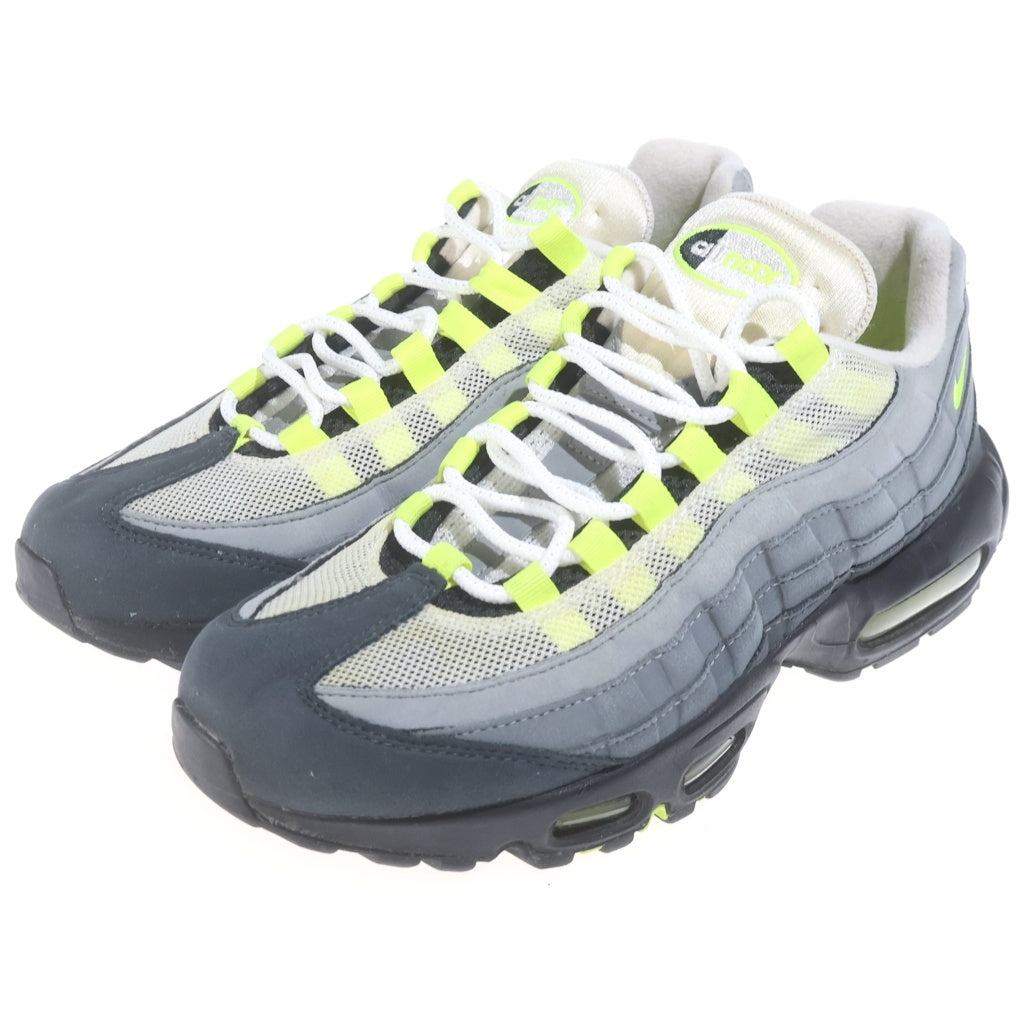 NIKE(ナイキ) AIR MAX 95 OG NEON YELLOW エアマックス95 オージー ネオンイエロー ローカットスニーカー グレー/イエロー US8.5/26.5cm CT1689-001