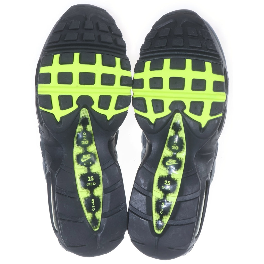 NIKE(ナイキ) AIR MAX 95 OG NEON YELLOW エアマックス95 オージー ネオンイエロー ローカットスニーカー グレー/イエロー US8.5/26.5cm CT1689-001
