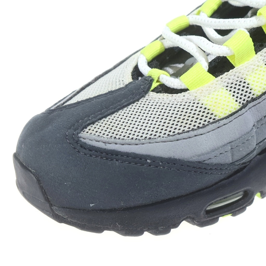 NIKE(ナイキ) AIR MAX 95 OG NEON YELLOW エアマックス95 オージー ネオンイエロー ローカットスニーカー グレー/イエロー US8.5/26.5cm CT1689-001