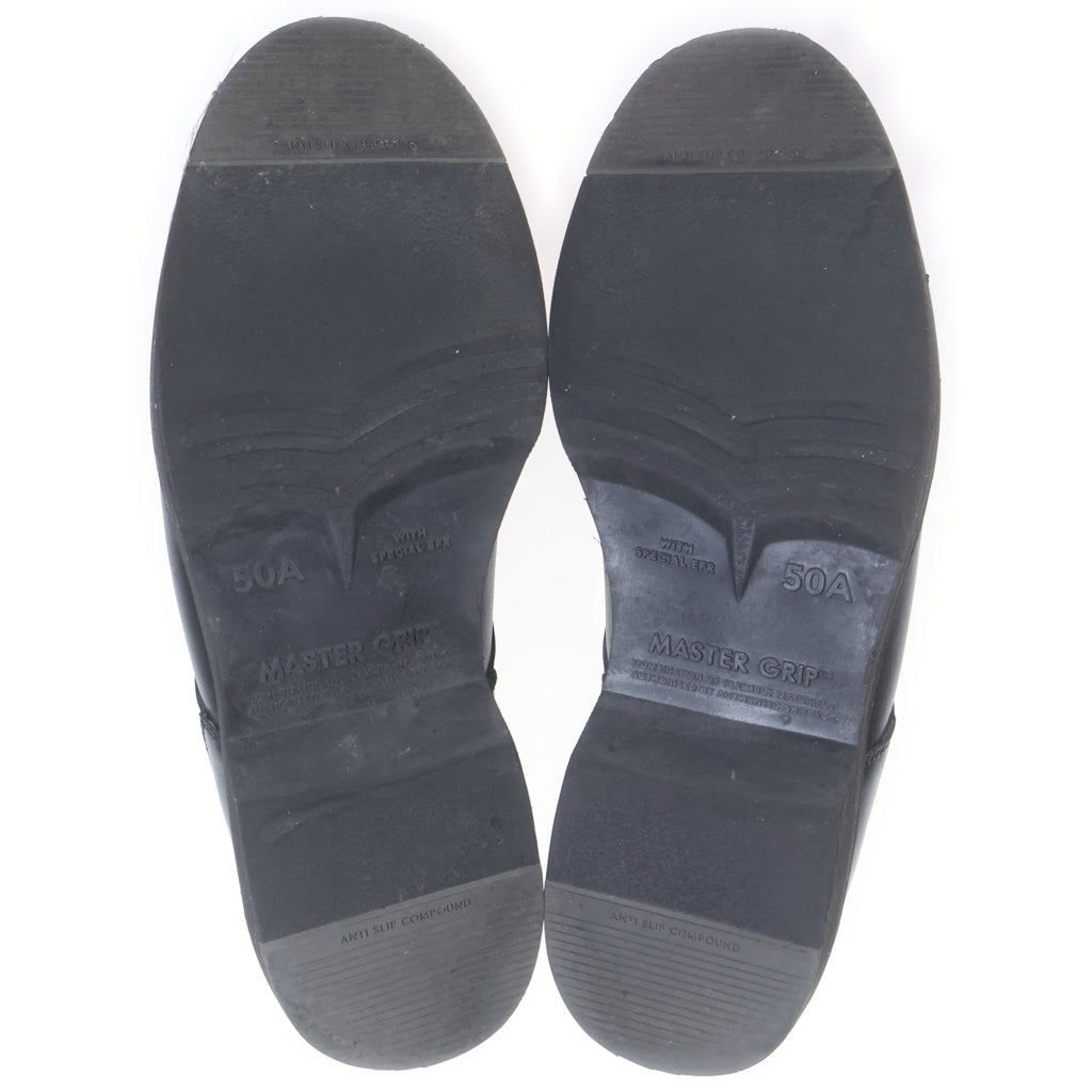 NO BRAND(ノーブランド) FOOTSTOCK ORIGINALS フットストックオリジナルズ Uチップ 4ホール レザー ドレスシューズ ブラック 201201