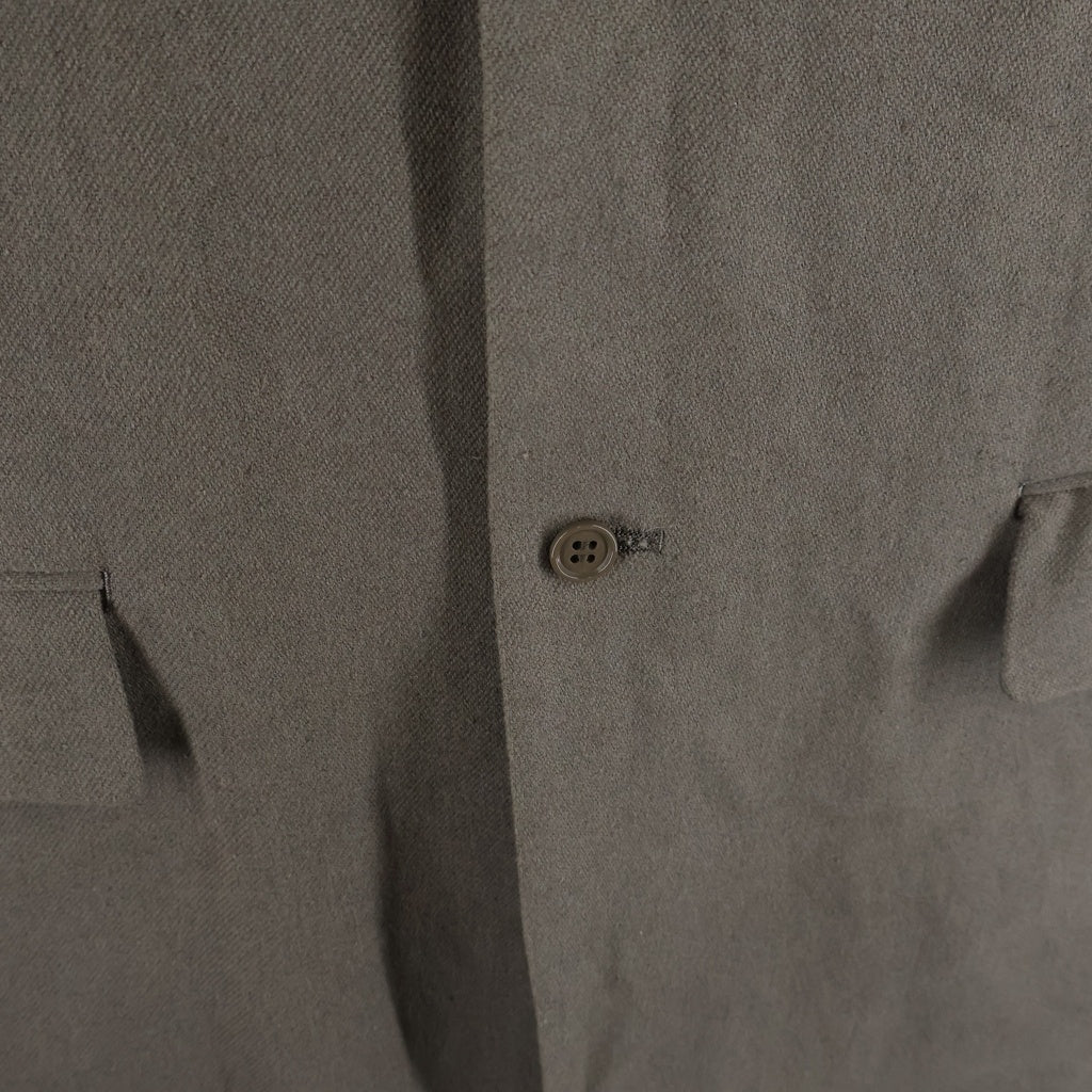 REVERBERATE(リバーバレイト) 24SS LONG TAILORED WAISTCOAT コットンリネン ノースリーブロングテーラード ウエストコート ベスト ブラウン