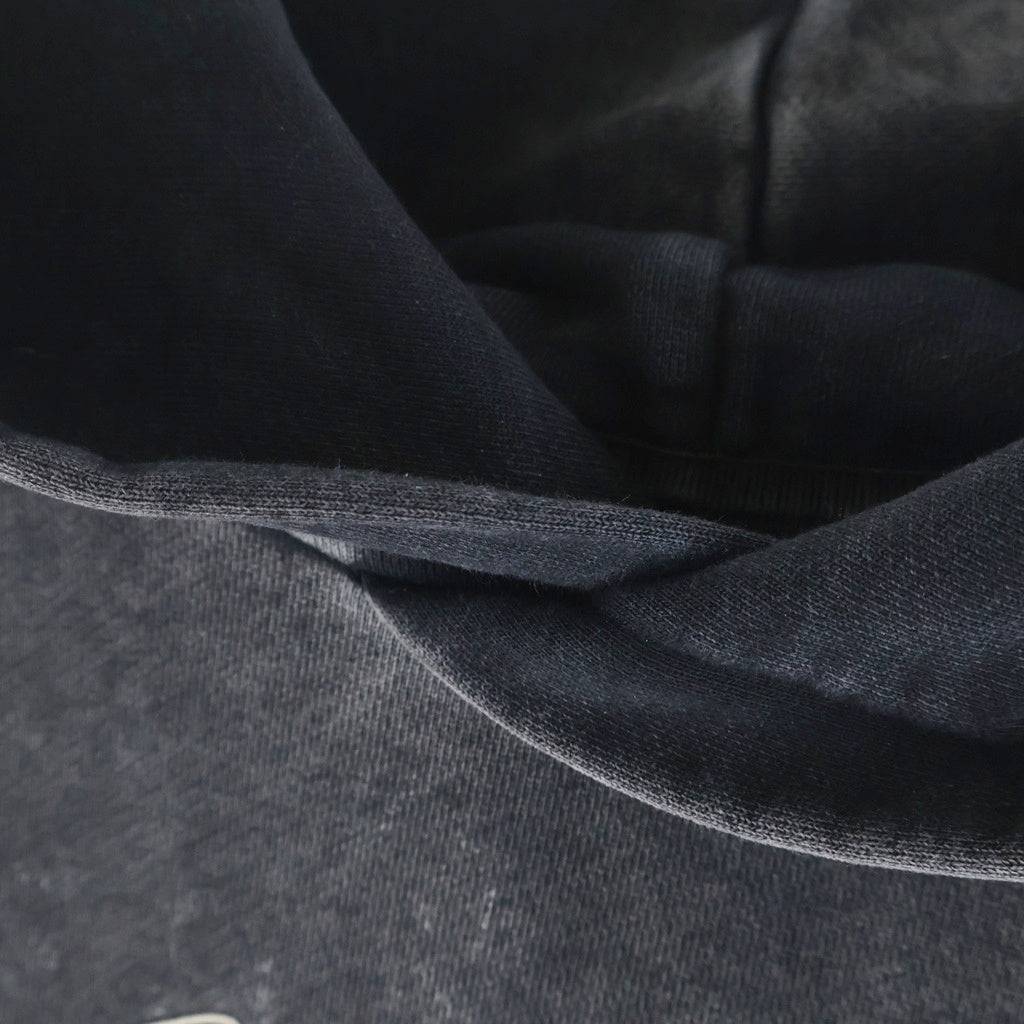 AMIRI(アミリ) 24SS FILIGREE LOGO HOODIE フィリグリーロゴエンブロイダリー プルオーバースウェットパーカー ブラック AMJYHD1013