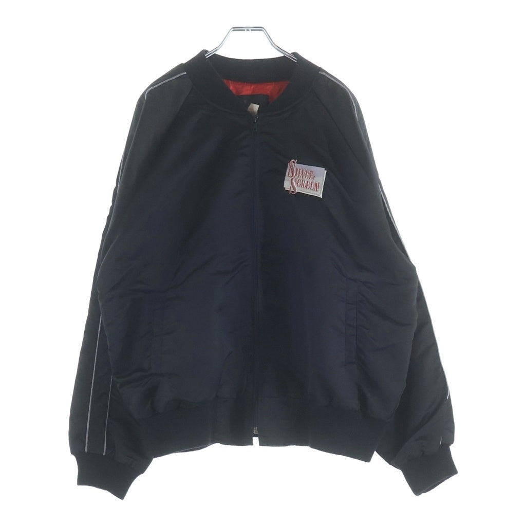 VINTAGE(ヴィンテージ) 80S VINTAGE MICKEY MOUSE FANTASIA THE CLOTH TATTOO ヴィンテージ ミッキーマウス ファンタジア サテン フライトジャケット ブルゾン ブラック