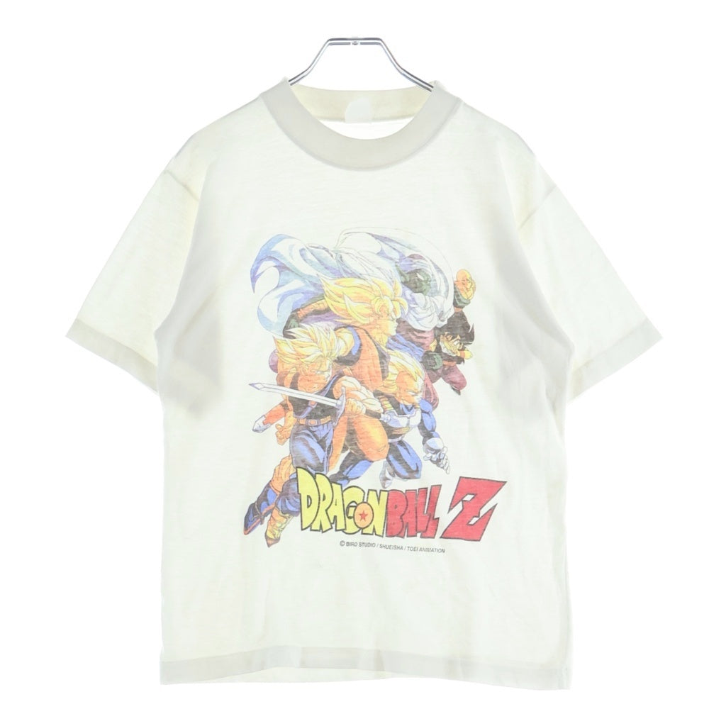 VINTAGE(ヴィンテージ) 00S VINTAGE DRAGON BALL Z EURO BOOTLEG ヴィンテージ ドラゴンボールZ フロントプリント クルーネック 半袖Tシャツ カットソー ホワイト