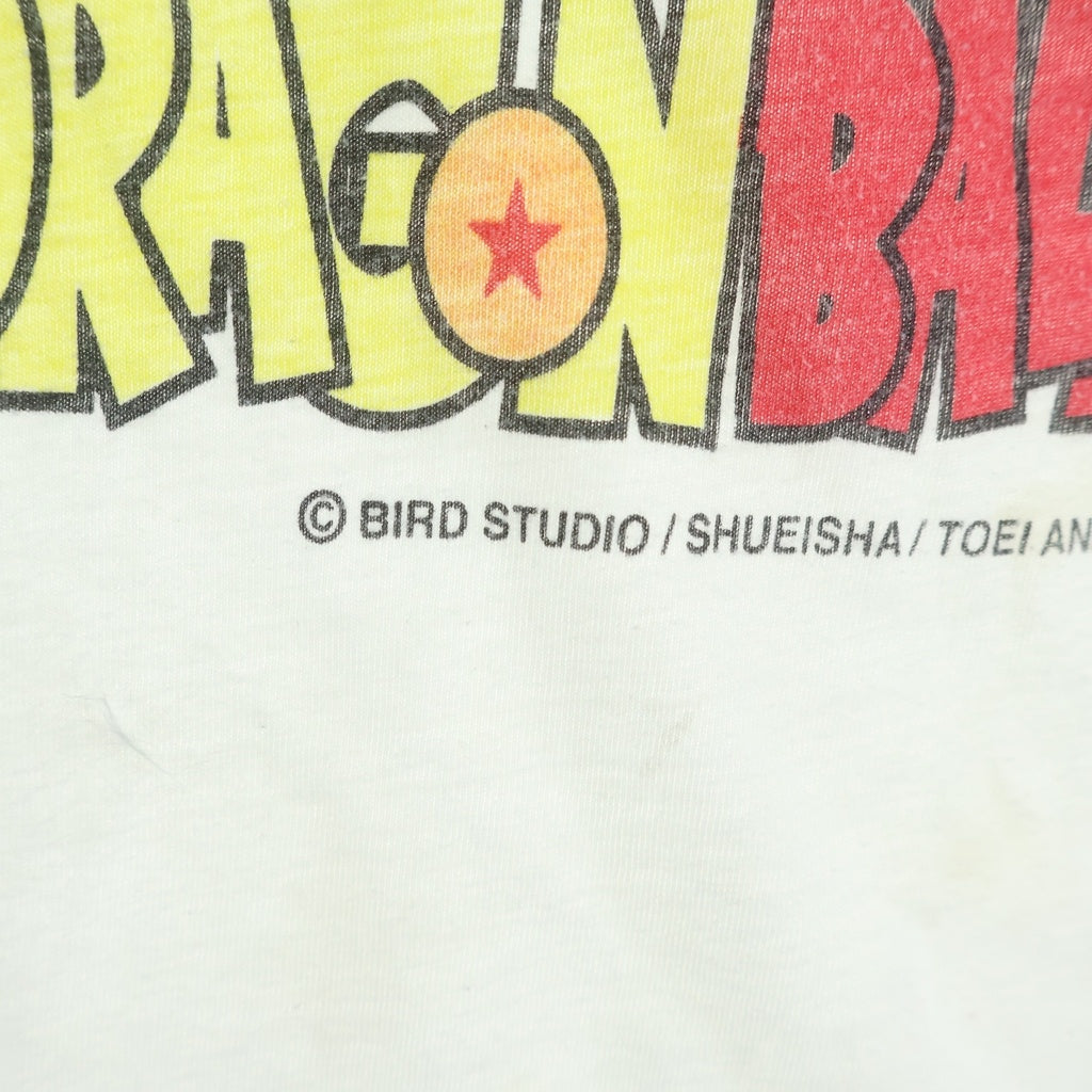 VINTAGE(ヴィンテージ) 00S VINTAGE DRAGON BALL Z EURO BOOTLEG ヴィンテージ ドラゴンボールZ フロントプリント クルーネック 半袖Tシャツ カットソー ホワイト