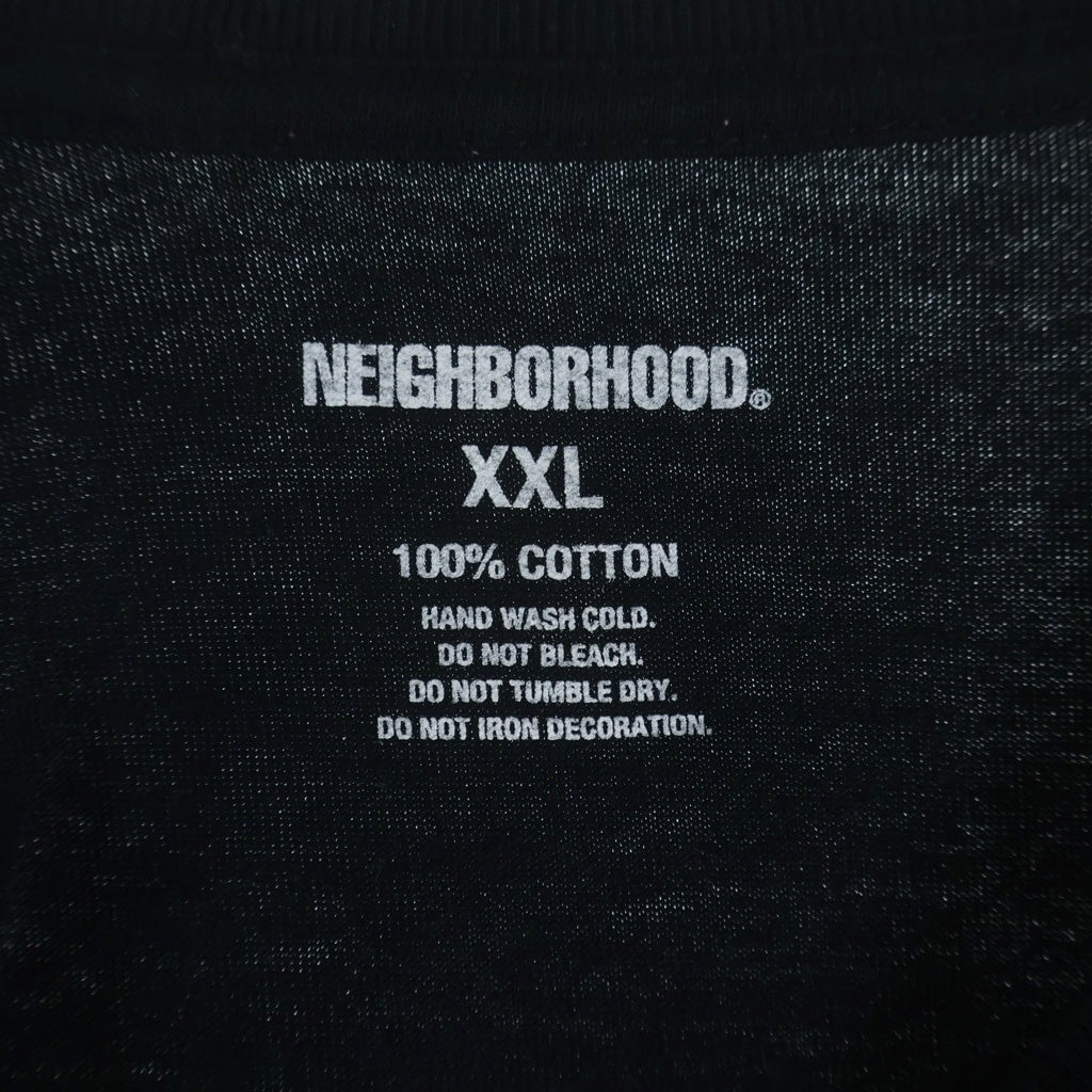 NEIGHBORHOOD(ネイバーフッド) 24AW ×SUBWARE Print LSV T-Shirts サブウェア クルーネック長袖Tシャツ カットソー ブラック