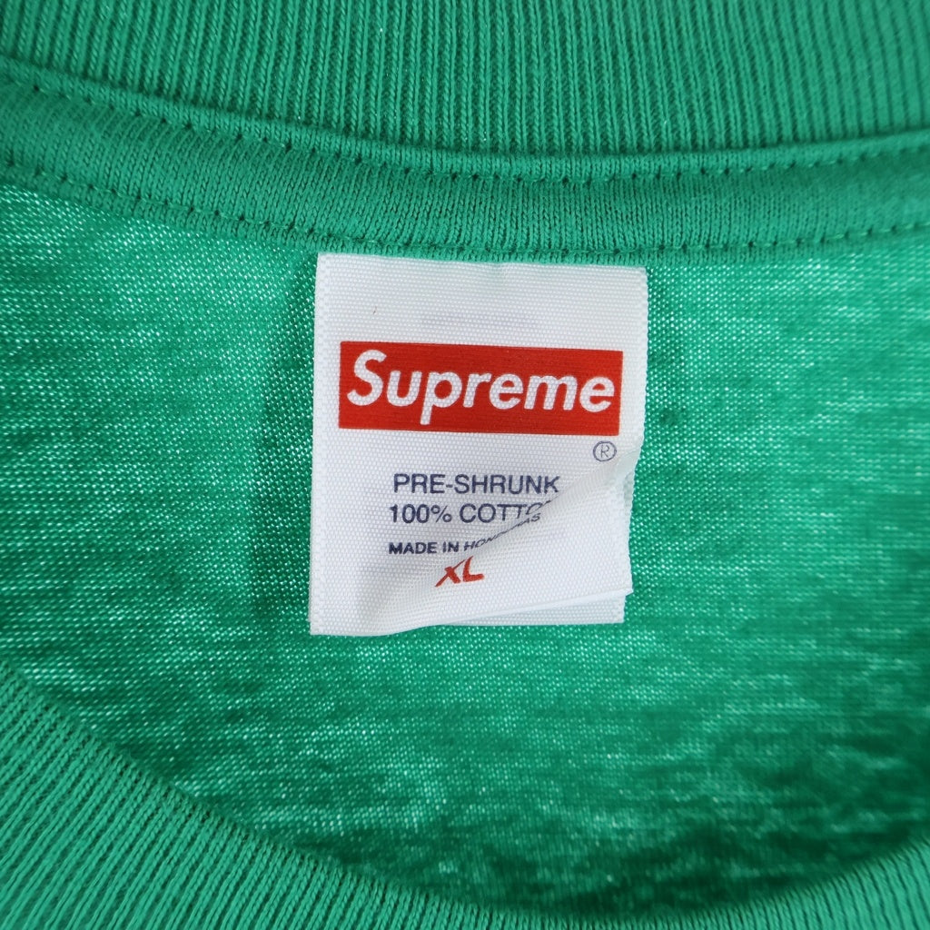 SUPREME(シュプリーム) 25AW Snow Man Tee スノーマン クルーネック半袖Tシャツ カットソー グリーン