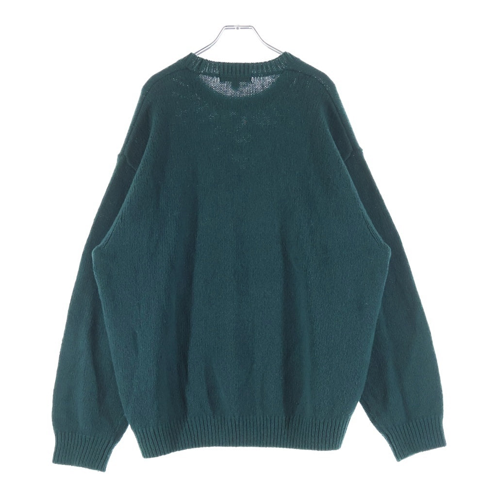 SUPREME(シュプリーム) 25SS Contrast Logo Sweater コントラストロゴ クルーネックニットスウェット セーター グリーン
