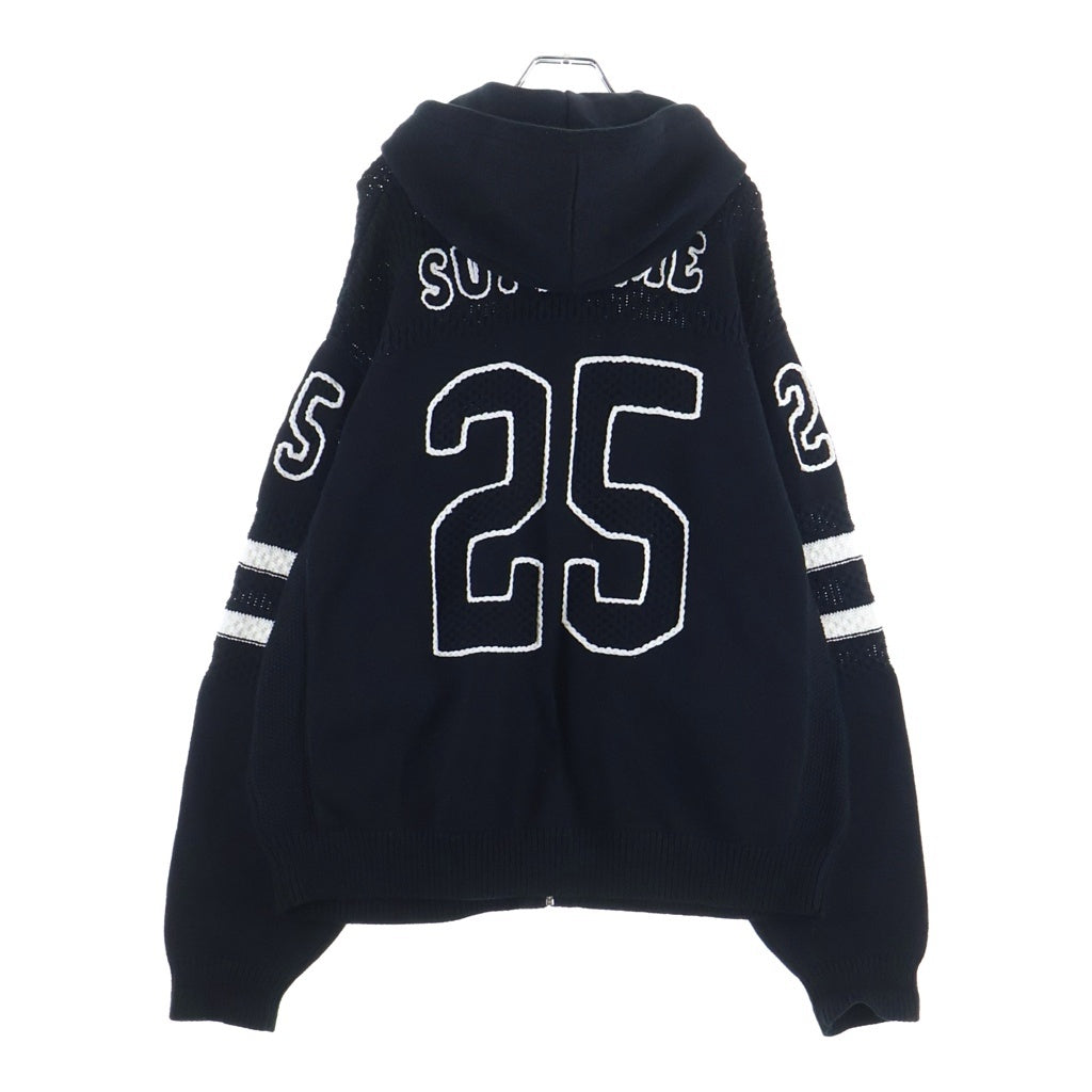 SUPREME(シュプリーム) 25SS Sport Zip Up Hooded Sweater スポーツ ジップアップフーデッドニットスウェット パーカー ブラック