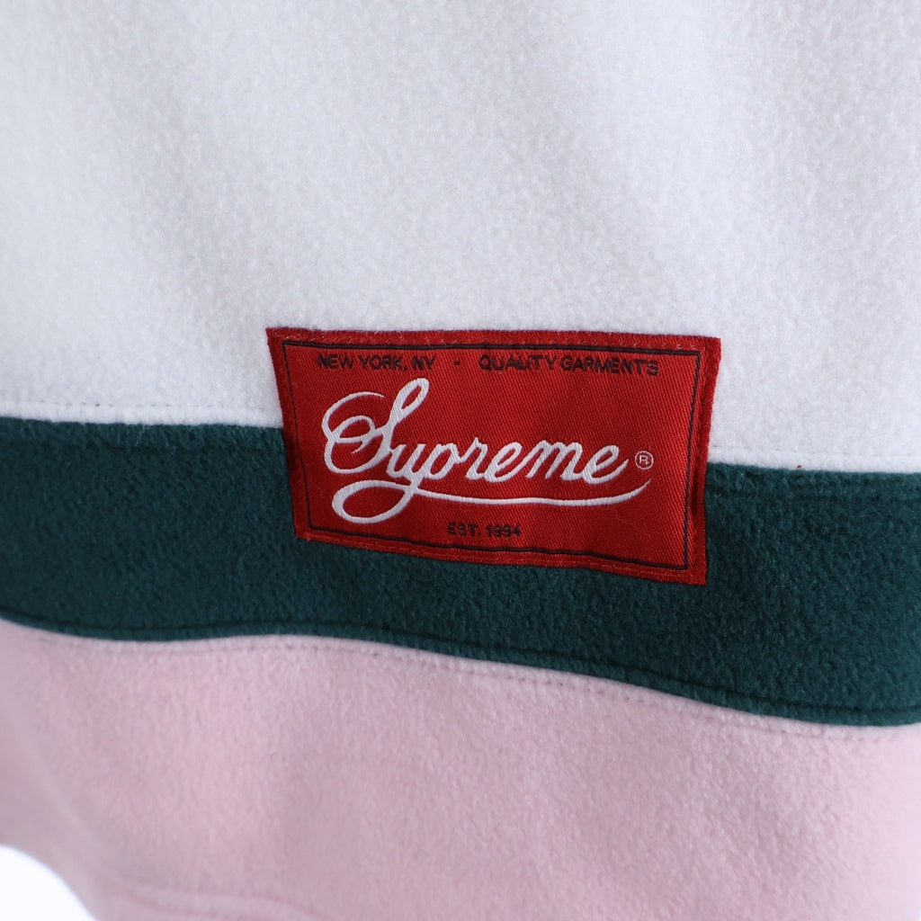 SUPREME(シュプリーム) 25AW Polartec Hooded Hockey Jersey ポーラーテック フーデッドホッケージャージ ピンク