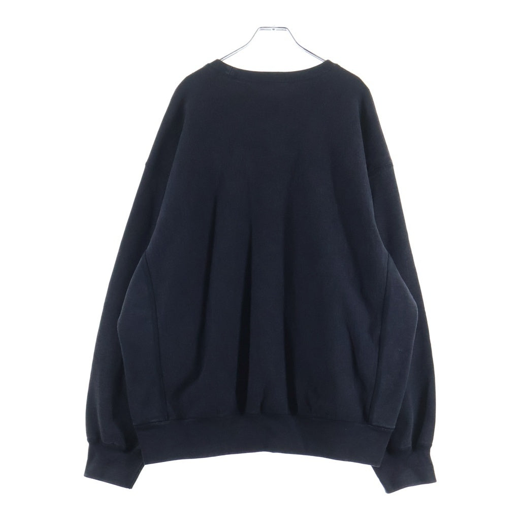 SUPREME(シュプリーム) 25SS Washed Box Logo Crewneck ウォッシュド ボックスロゴ クルーネックスウェットシャツ トレーナー ブラック