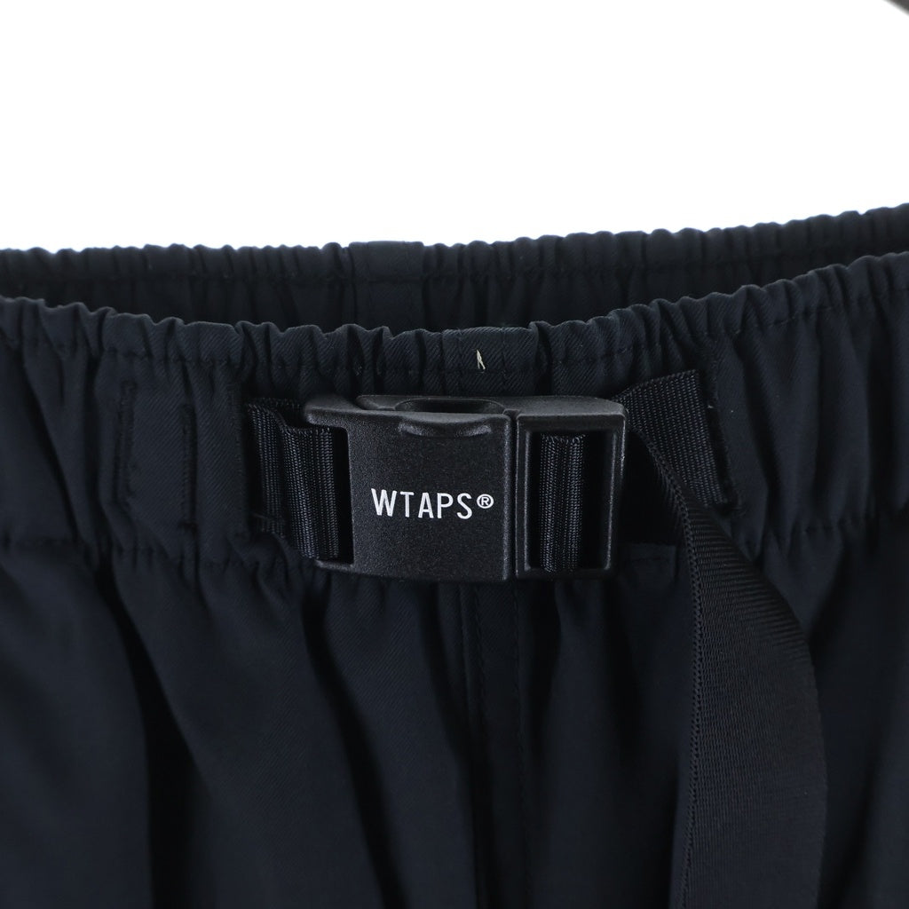 WTAPS(ダブルタップス) 23SS SPSS2001 SHORTS POLY. TWILL ポリツイル ショートパンツ ブラック 231BRDT-PTM09 231BRDT-PTM09