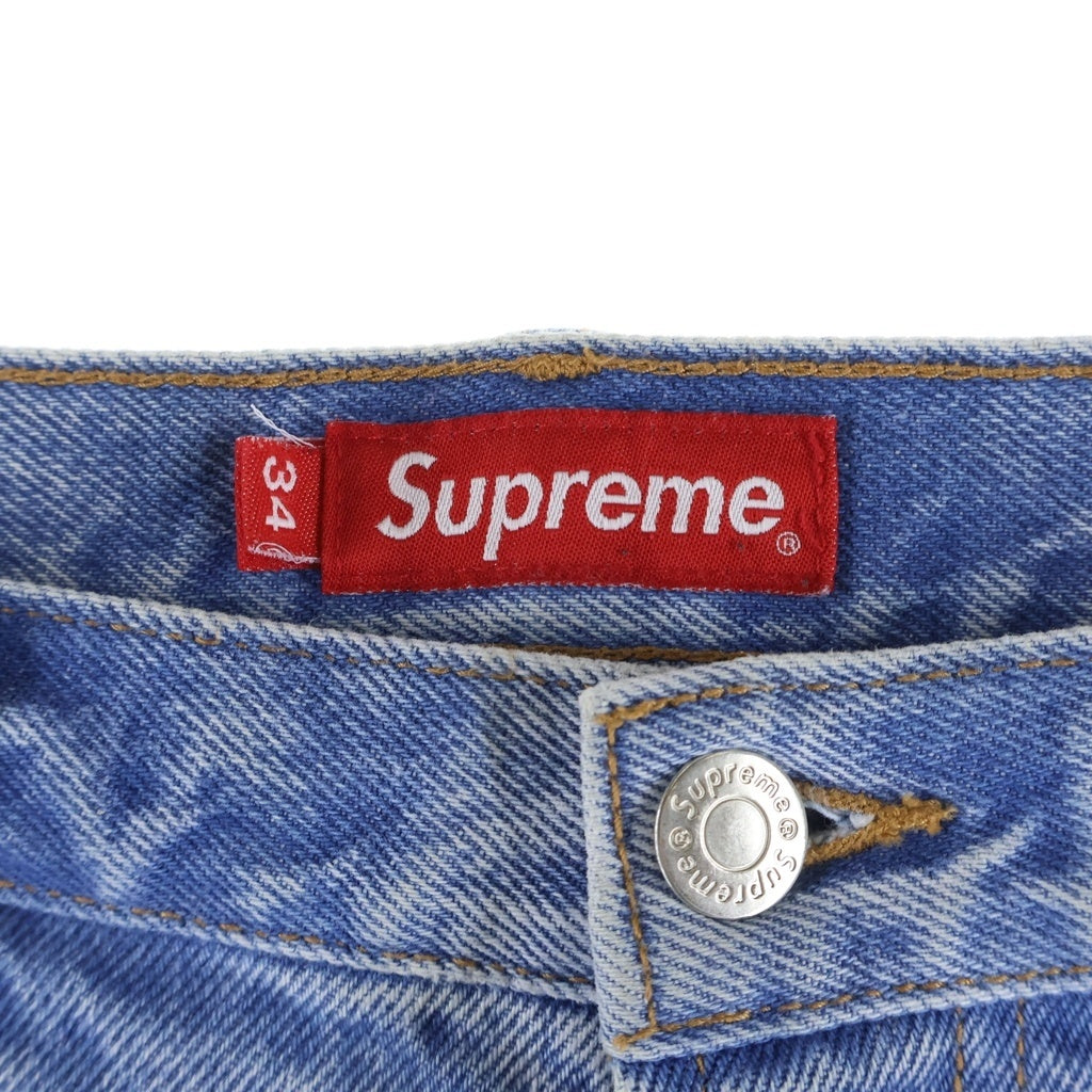 SUPREME(シュプリーム) 22AW Baggy Jean ウォッシュド バギーデニムパンツ インディゴ