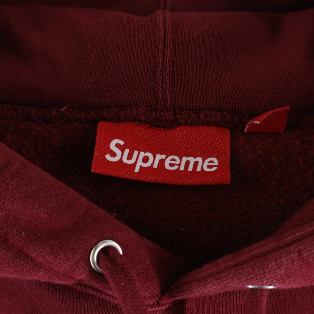 SUPREME(シュプリーム) 25AW Washed Old English Hooded Sweatshirt ウォッシュド オールドイングリッシュ フーデッドスウェットシャツ パーカー バーガンディー