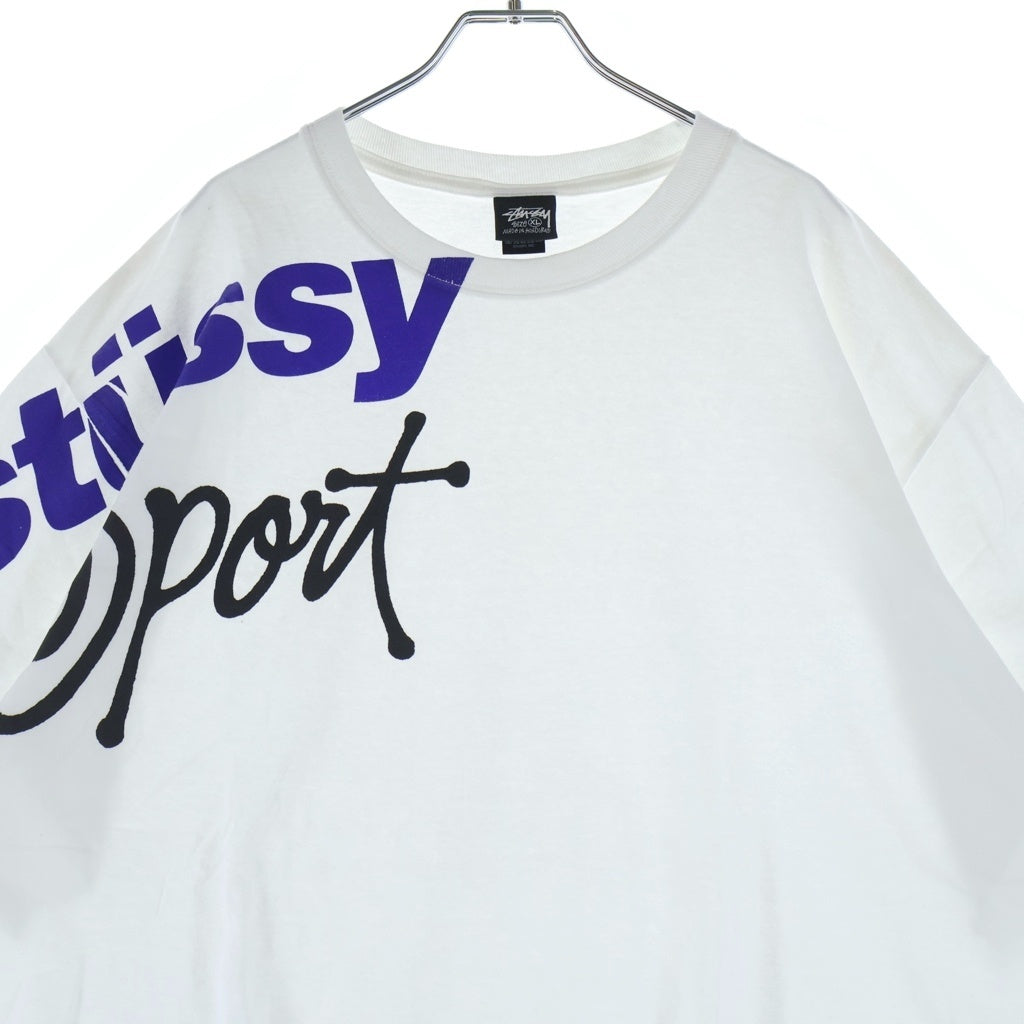STUSSY(ステューシー) 26SS SPORT TEE クルーネック半袖Tシャツ カットソー ホワイト