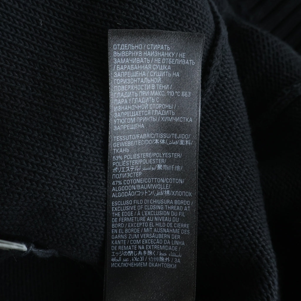 BALENCIAGA(バレンシアガ) 24AW Y2K ZIP UP CARDIGAN トライバルプリント ダメージ加工 ジップアップカーディガン ブラック 808489 T3336