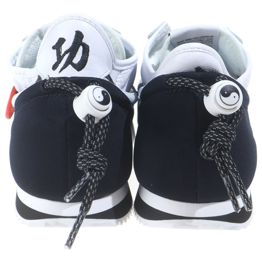 NIKE(ナイキ) ×CLOT CORTEZ BLACK WHITE クロット コルテッツ ローカットスニーカー ホワイト/ブラック US8/26cm DZ3239-002