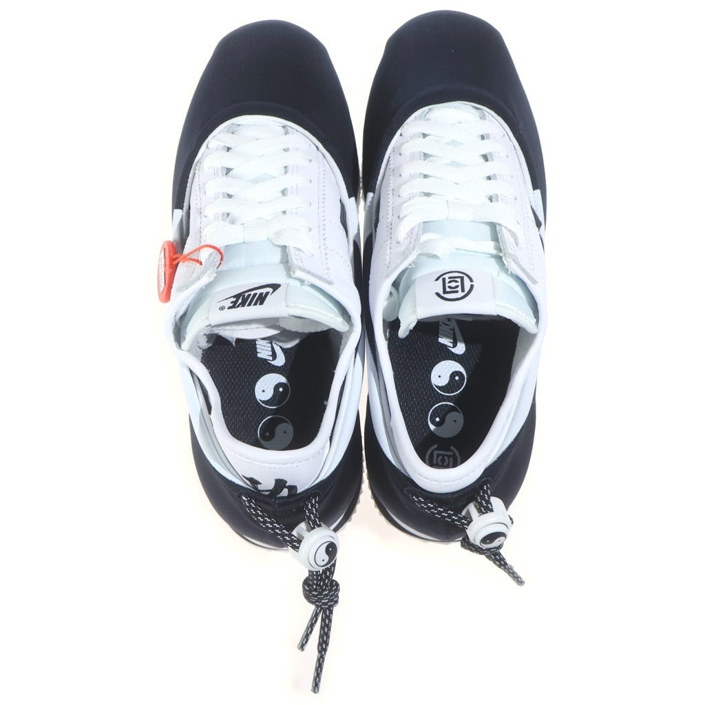 NIKE(ナイキ) ×CLOT CORTEZ BLACK WHITE クロット コルテッツ ローカットスニーカー ホワイト/ブラック US8/26cm DZ3239-002