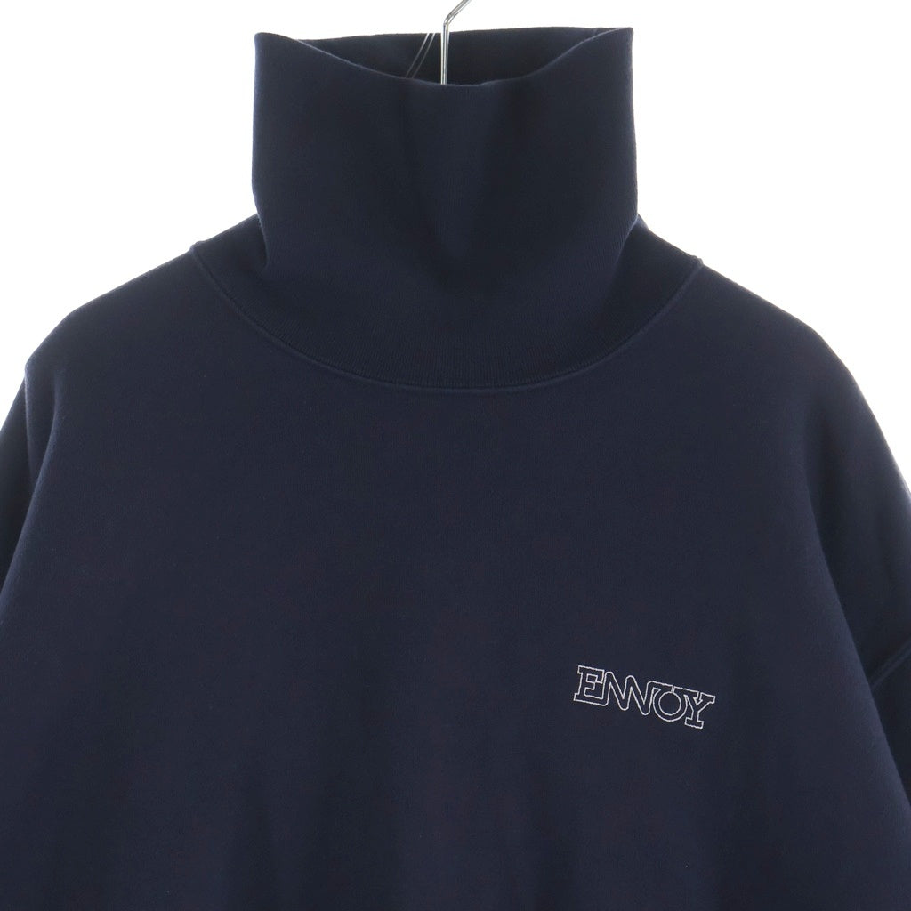 The Ennoy Professional(エンノイプロフェッショナル) 24AW ELECTRIC LOGO TURTLENECK SWEAT SET UP エレクトリックロゴ エンブロイダリー スウェットトレーナー ロングパンツ セットアップ