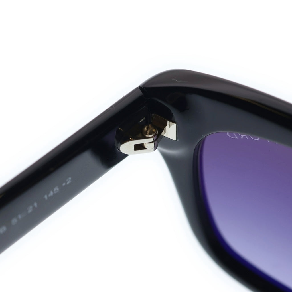 TOM FORD(トムフォード) SNOWDON スノードン ウェリントンフレーム カラーレンズ サングラス メガネ ブラック TF237-F