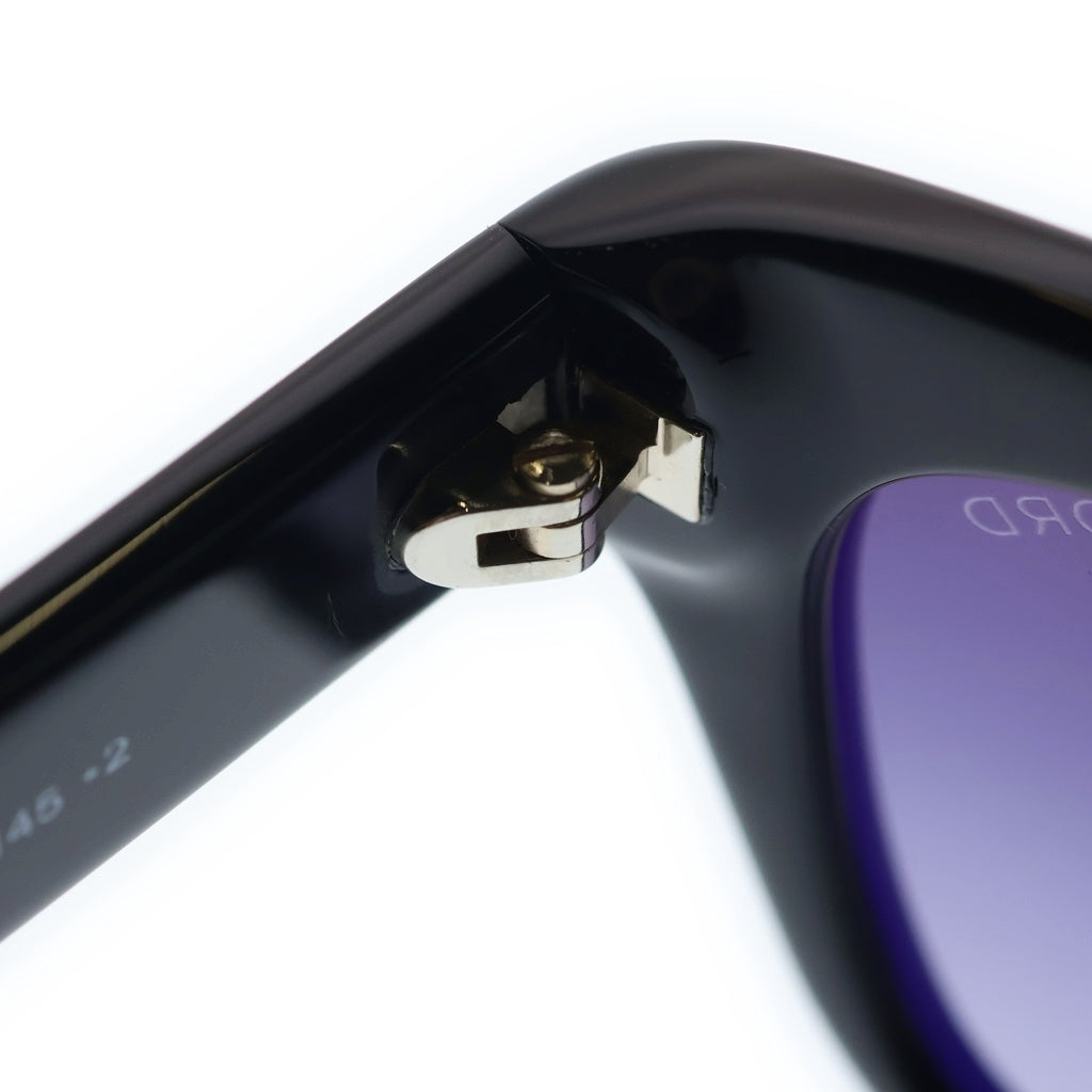 TOM FORD(トムフォード) SNOWDON スノードン ウェリントンフレーム カラーレンズ サングラス メガネ ブラック TF237-F