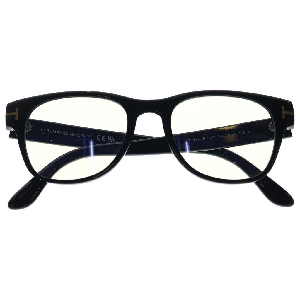TOM FORD(トムフォード) TF5898-B ウェリントンフレーム クリアレンズ サングラス メガネ ブラック