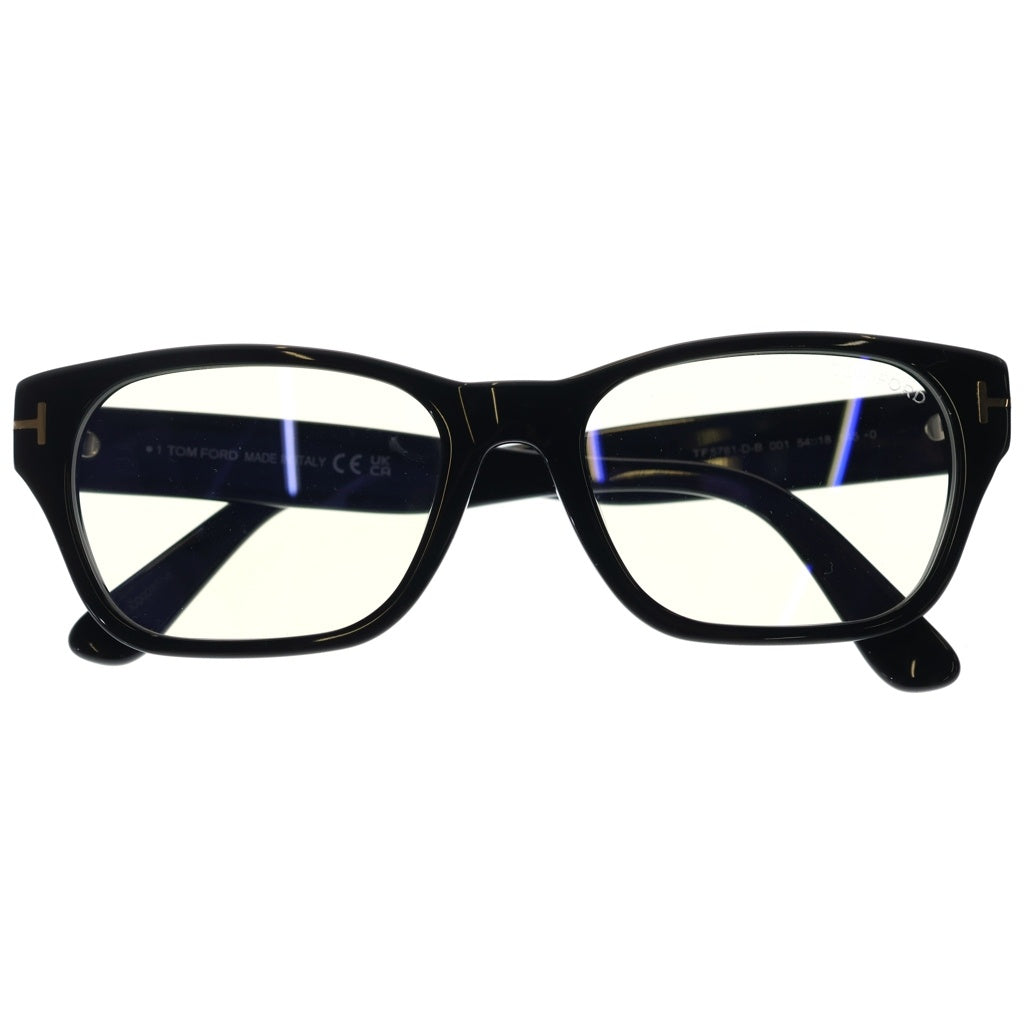 TOM FORD(トムフォード) TF5781-D-B アジアンフィット スクエアフレーム クリアレンズ サングラス メガネ ブラック