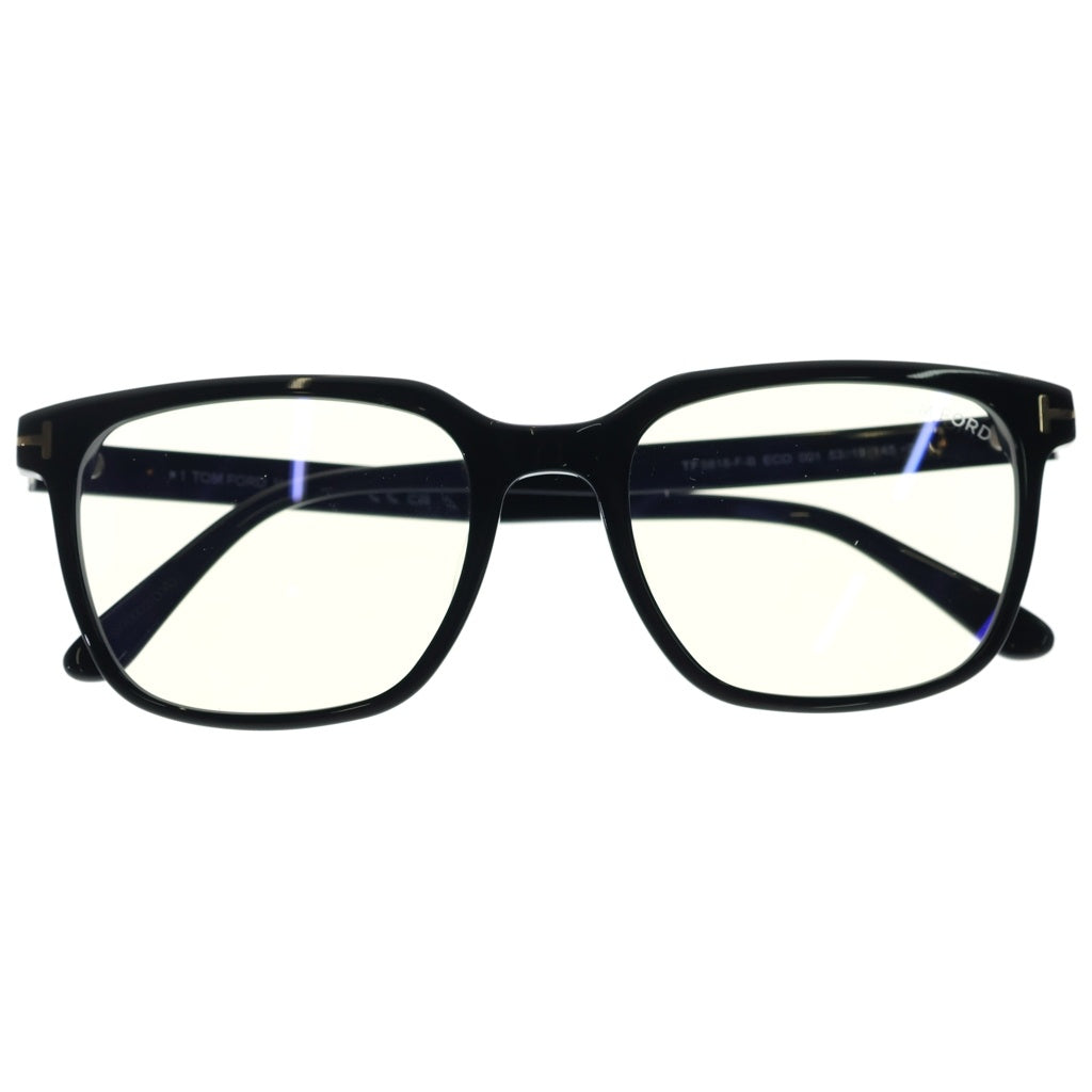 TOM FORD(トムフォード) TF5818-F-B アジアンフィット ウェリントンフレーム クリアレンズ サングラス メガネ ブラック