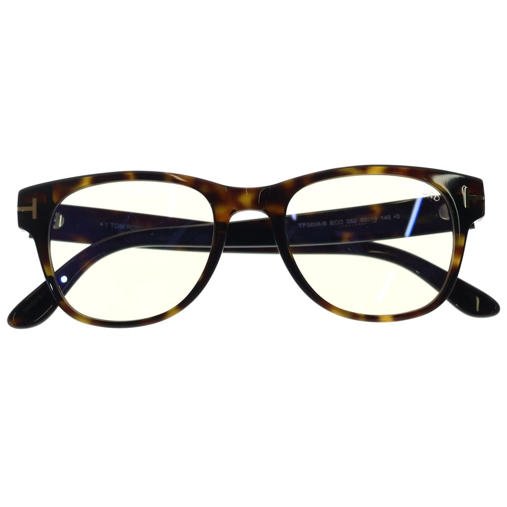 TOM FORD(トムフォード) TF5898-B ウェリントンフレーム クリアレンズ サングラス メガネ ブラウン