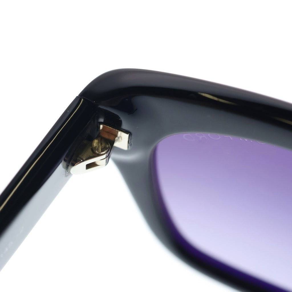 TOM FORD(トムフォード) SNOWDON スノードン ウェリントンフレーム カラーレンズ サングラス メガネ ブラック TF237-F