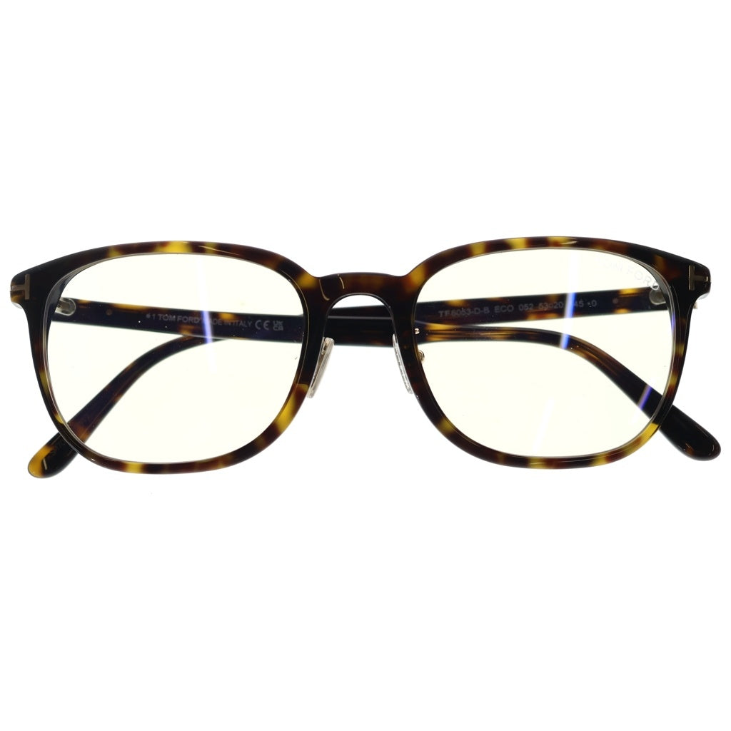TOM FORD(トムフォード) TF6053-D-B アジアンフィット ウェリントンフレーム クリアレンズ サングラス メガネ ブラウン