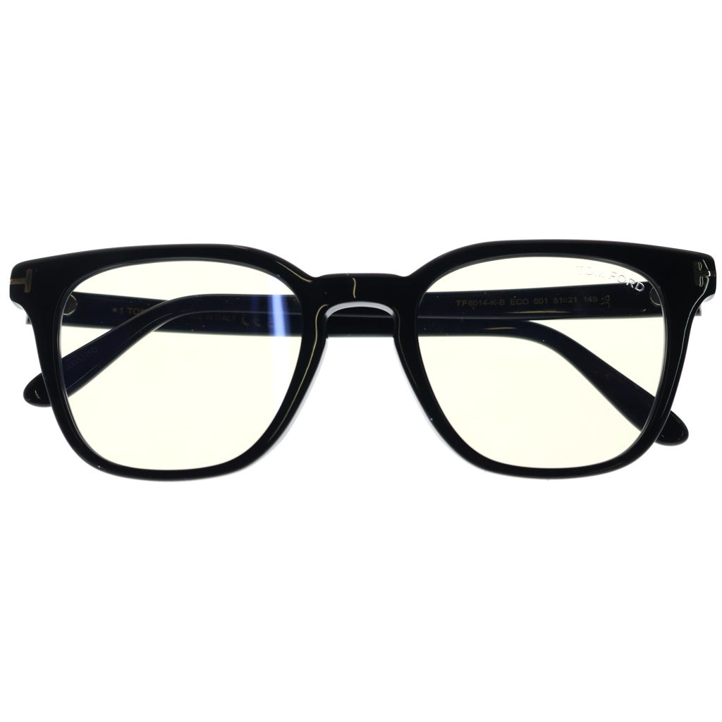 TOM FORD(トムフォード) TF6014-K-B アジアンフィット ウェリントンフレーム クリアレンズ サングラス メガネ ブラック