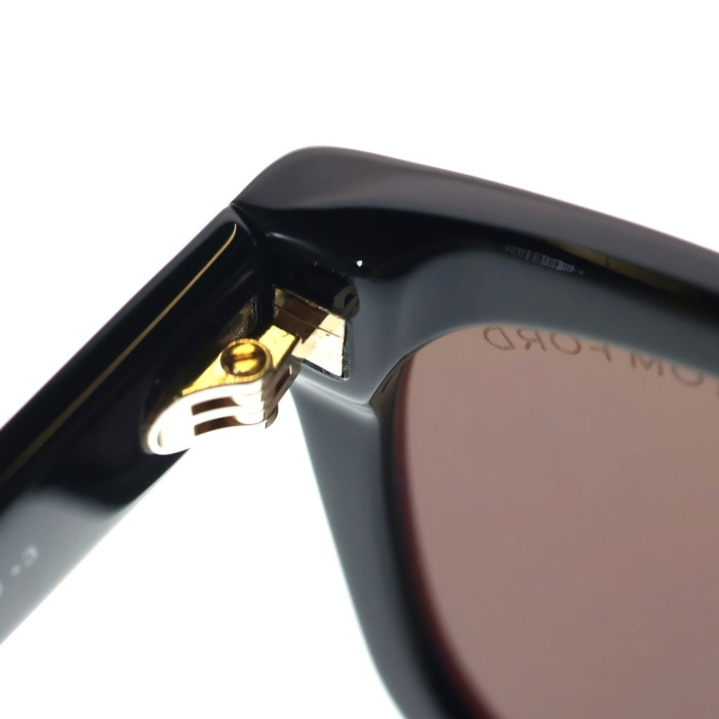 TOM FORD(トムフォード) HAYLAY スクエアフレーム カラーレンズ サングラス メガネ ブラック TF1216
