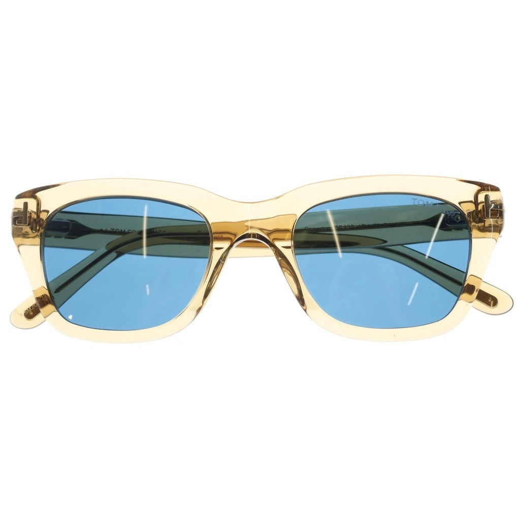 TOM FORD(トムフォード) SNOWDON スノードン ウェリントンフレーム クリア カラーレンズ サングラス メガネ ブラウン/ブルー TF237