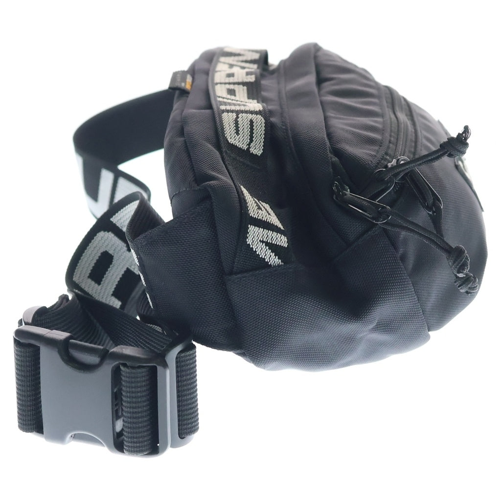 SUPREME(シュプリーム) 18SS Waist Bag ナイロン ロゴベルト ウエスト ショルダーバッグ ブラック レディース