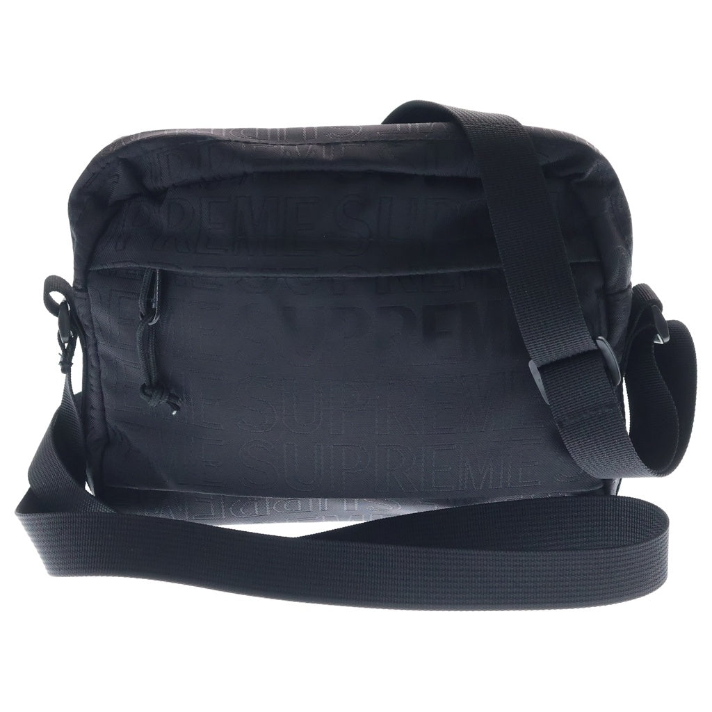 SUPREME(シュプリーム) 19SS Shoulder Bag ナイロン ロゴジャガード ショルダーバッグ ブラック レディース