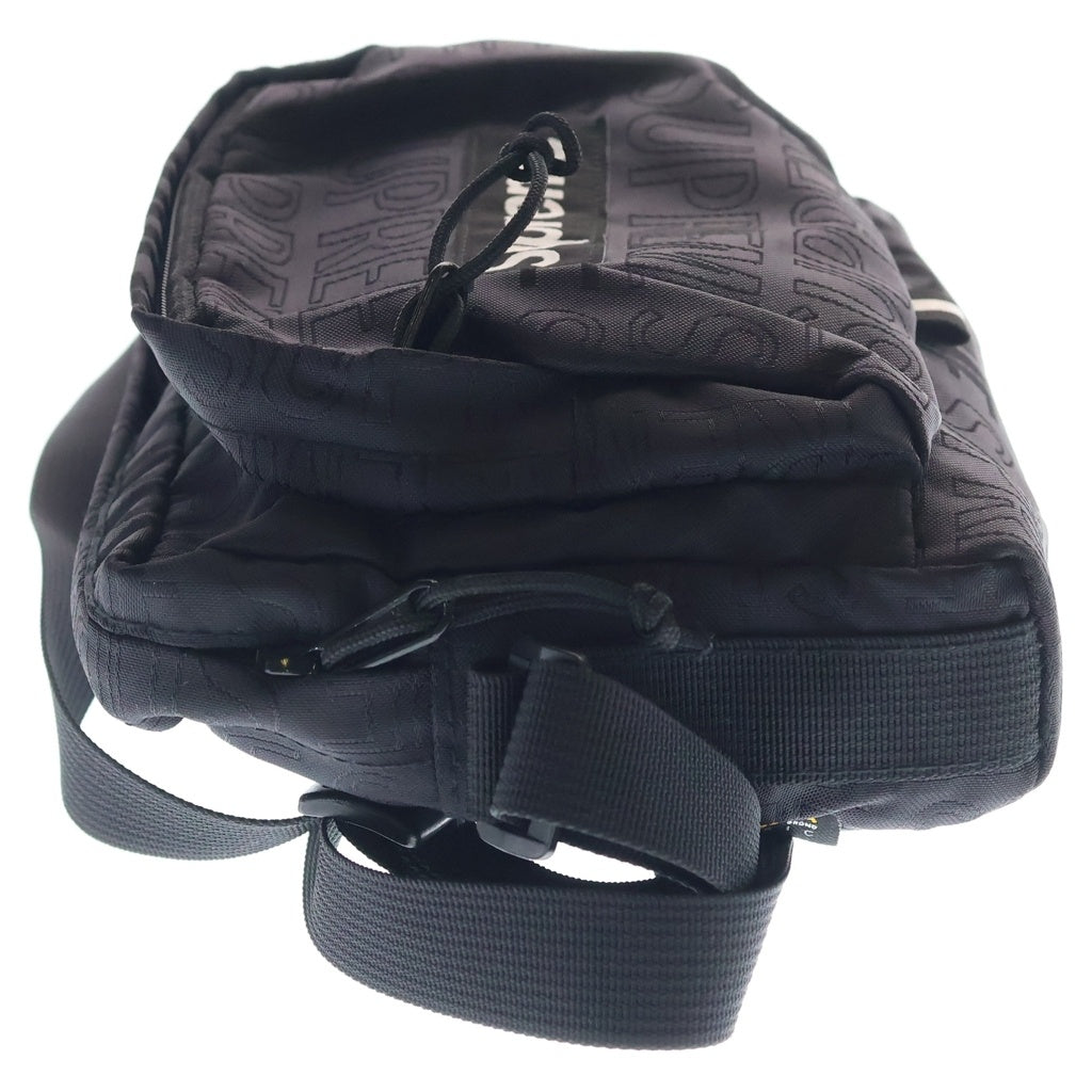 SUPREME(シュプリーム) 19SS Shoulder Bag ナイロン ロゴジャガード ショルダーバッグ ブラック レディース