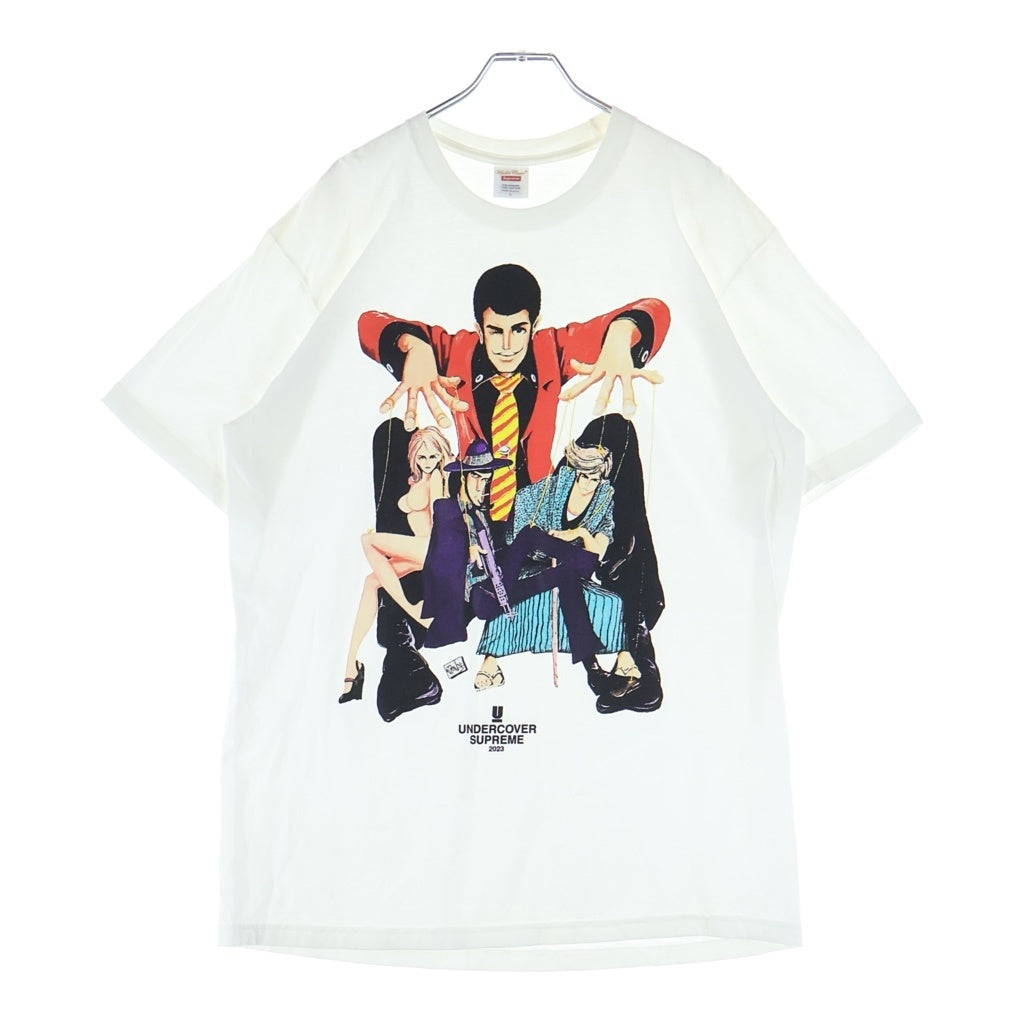 SUPREME(シュプリーム) 23SS ×UNDERCOVER Lupin Tee アンダーカバー ルパン クルーネック 半袖Tシャツ カットソー ホワイト