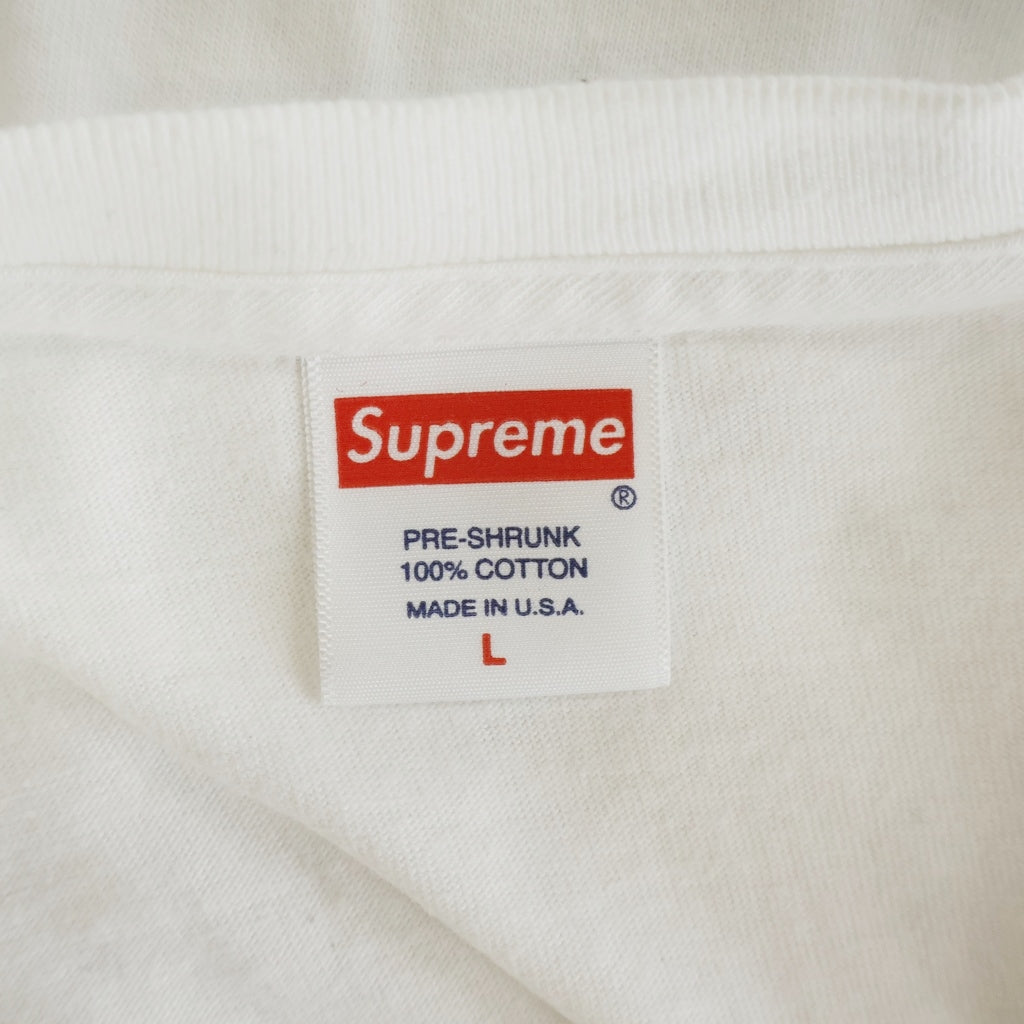 SUPREME(シュプリーム) 20AW Box Logo L/S Tee ボックスロゴ クルーネック 長袖Tシャツ カットソー ホワイト
